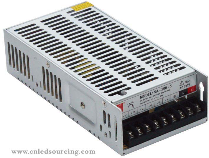 CL 5V 40A 200W LED Power Supply - Click Image to Close